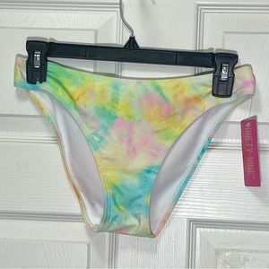 Ninety-Nine Women’s Tie-Dye High Leg V Waist Swimsuit Bottom Size S. NWT